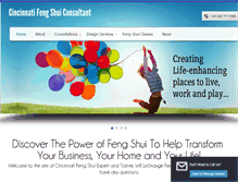 Tablet Screenshot of cincinnatifengshuiconsultant.com